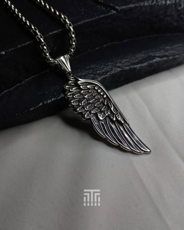 خرید گردنبند بال فرشته لوسیفر