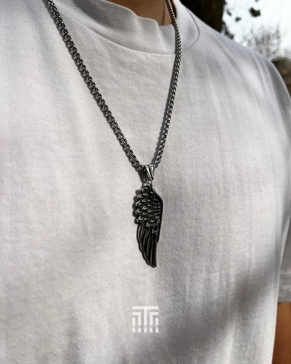 خرید گردنبند بال فرشته لوسیفر