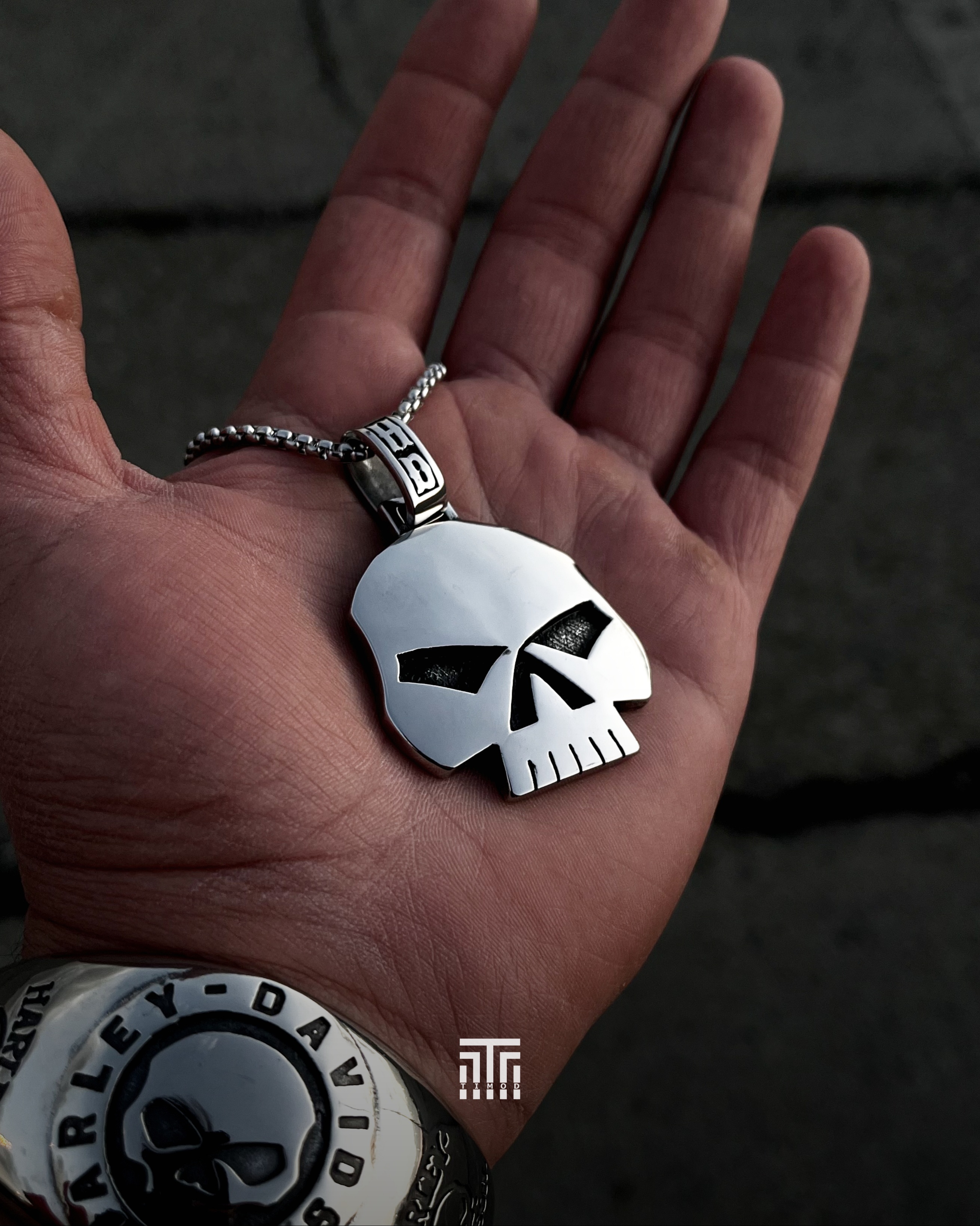 خرید ست دستبند و گردنبند هارلی دیویدسان