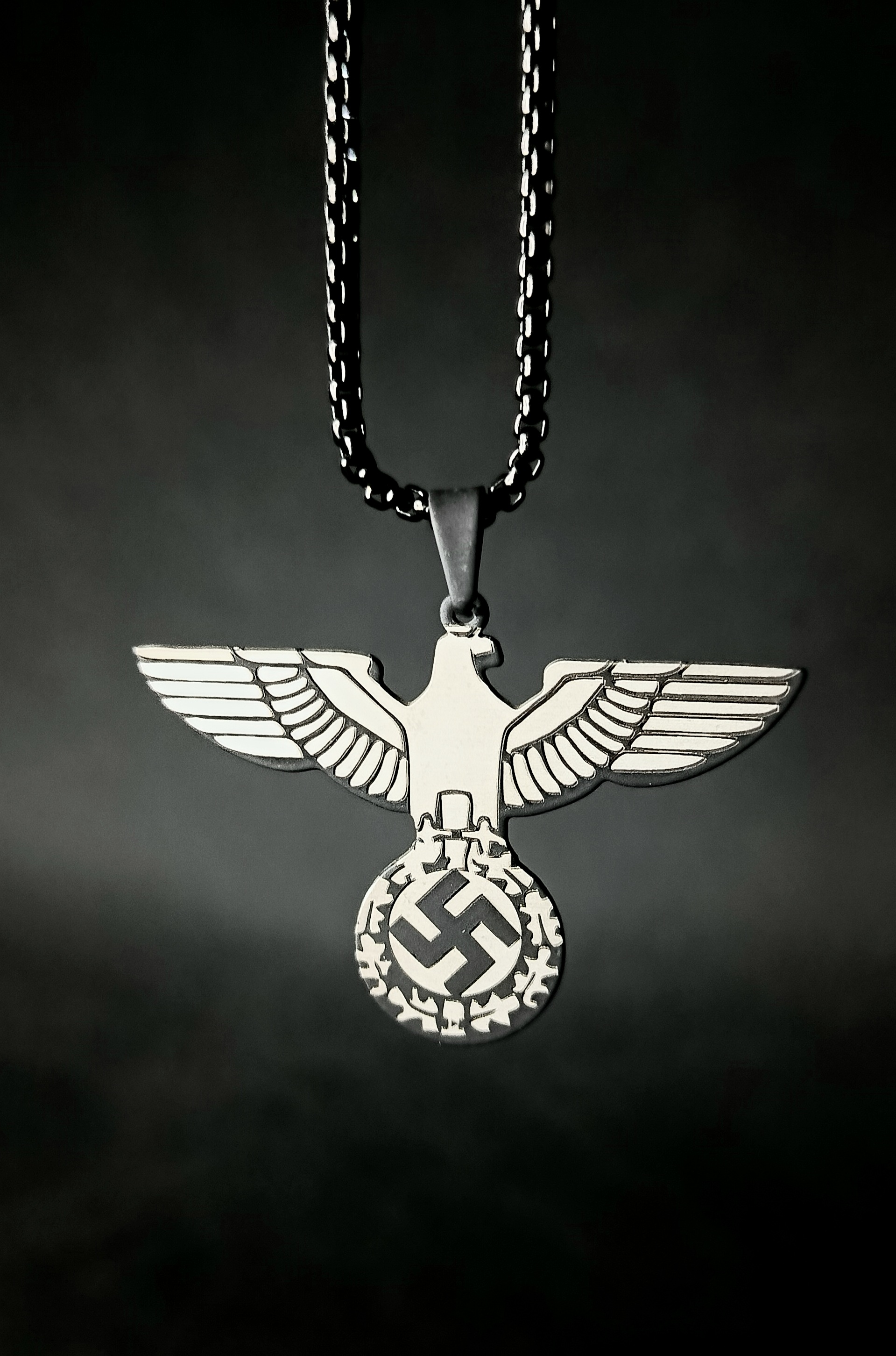 خرید پلاک‌ و گردنبند عقاب لوفت وافه - نیرو هوایی ارتش آلمان نازی - مشکی